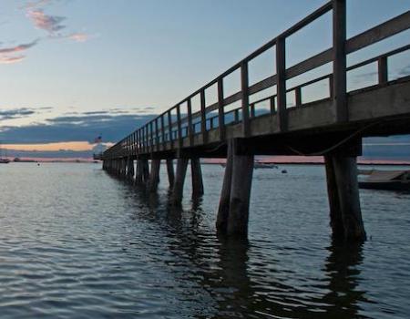 monomoy pier in nantucket massachusetts